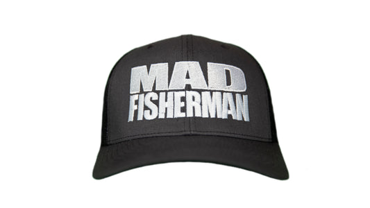 “MAD FISHERMAN” Gray Snapback