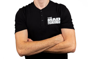 “MAD FISHERMAN” Henley shirt