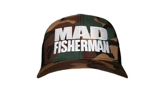 “MAD FISHERMAN” Camo Snapback