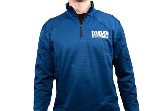 "MAD FISHERMAN" Performance 1/4 Zip Fleece