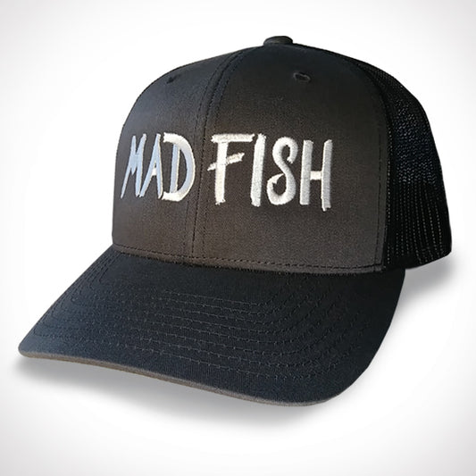“MAD FISH” Gray Snapback